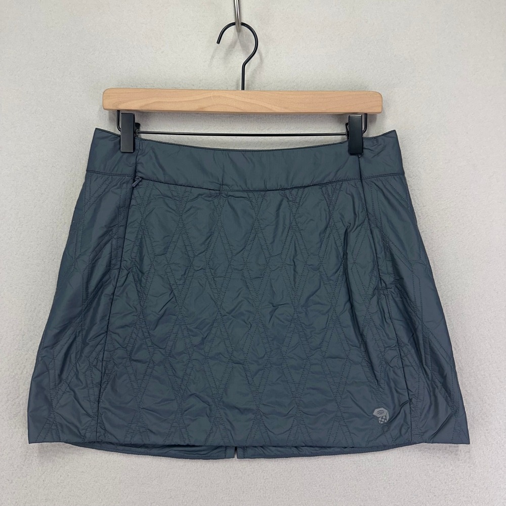 Mountain Hardwear Tekkin Insulated Mini Skirt Womens S Gray Womens Puffer Warm‎